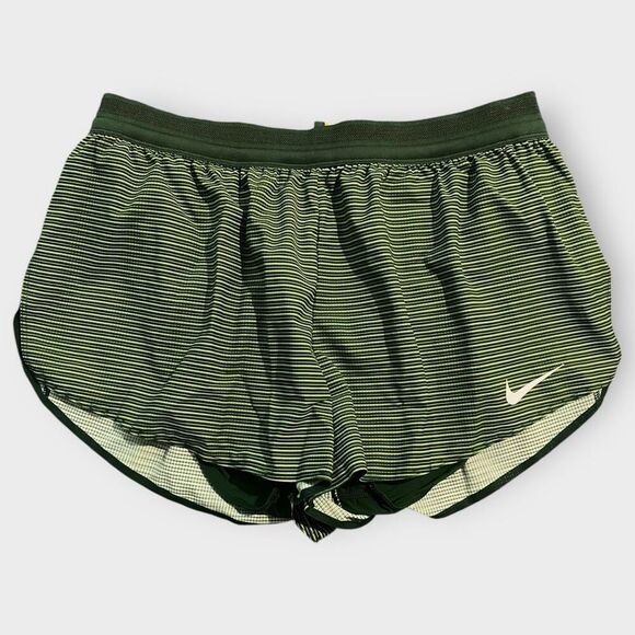 Nike Pro Elite 2” Made In USA Running Shorts Green/Yellow DA2940-345 Mens XL New - Picture 1 of 9